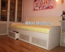 Книжный шкаф кровать в детскую на заказ от МКН Мебель