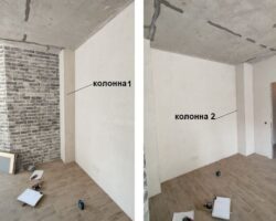 Интерьер до установки шкафа