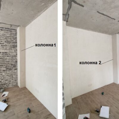 Интерьер до установки шкафа
