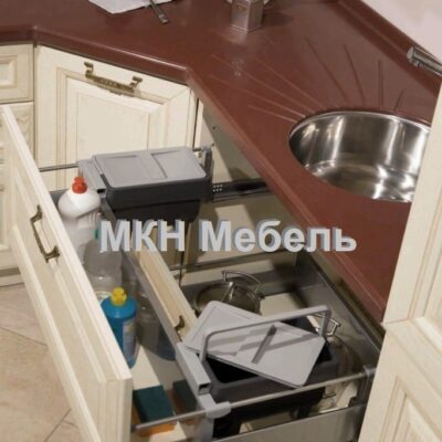 предмет с мойкой кухня в массиве ясеня