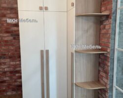угловой распашной шкаф на заказ