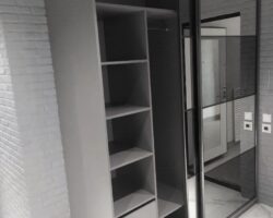 Графитовые шкафы купе