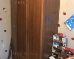 шкаф классика орех со скосом от МКН Мебель