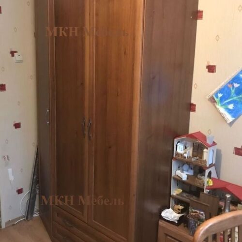 шкаф классика орех со скосом от МКН Мебель