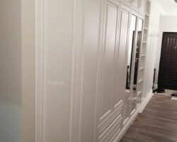 Белый встроенный шкаф прихожая от МКН Мебель