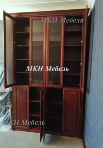 Книжные шкафы на заказ МКН Мебель