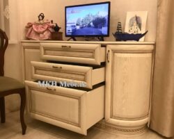 Комод Тумба ТВ в массиве ясень от МКН Мебель