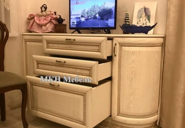 Комод Тумба ТВ в массиве ясень от МКН Мебель
