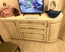 Комод тумба под телевизор в классическом стиле массив дерева от МКН Мебель
