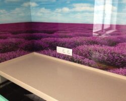 Кухня на заказ фартук с фотопечатью МКН МЕбель