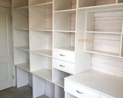 Наполнение гардеробной в белом цвете МКН Мебель