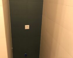 Ниша под встроенный навесной шкафчик над стиральной машиной МКН Мебель