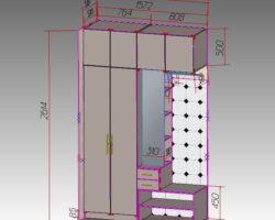 Проект прихожей на заказ от МКН Мебель