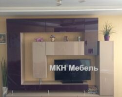 Стенка для телевизора в гостиную на заказ Фаргал от МКН Мебель