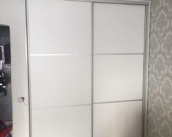 Супер белый шкаф купе МКН Мебель
