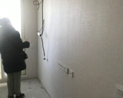 Фото с замера Стенка ТВ МКН