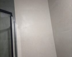 Фото с замера навесной шкафчик в ванную
