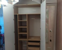 Шкаф с консолью наполнение ящики брючница полки штанги МКН Мебель