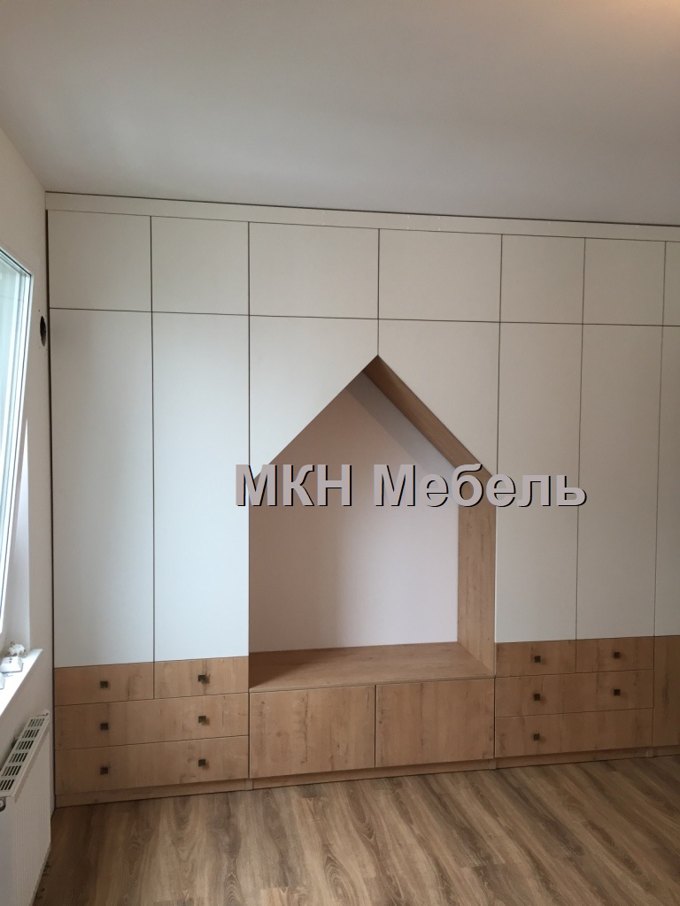 Встроенный шкаф в детскую на заказ | МКН МЕБЕЛЬ - КУХНИ, ШКАФЫ-КУПЕ